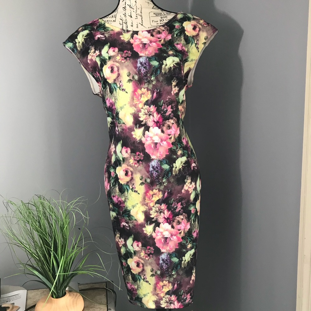 🎉HP🎉🆕🌸Floral Sleeveless Dress - Picture 2 of 6
